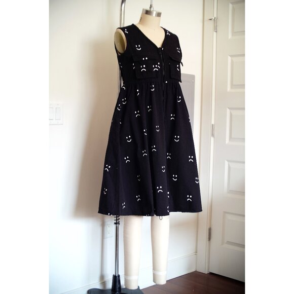 Happy Sad Gilet Dress Size Small - Picture 2 of 12